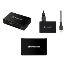 Transcend RDF8K2 Card Reader USB 3.1 Gen 1 - Fast, Reliable, and Versatile Data Transfer (Model: 0760557842682)